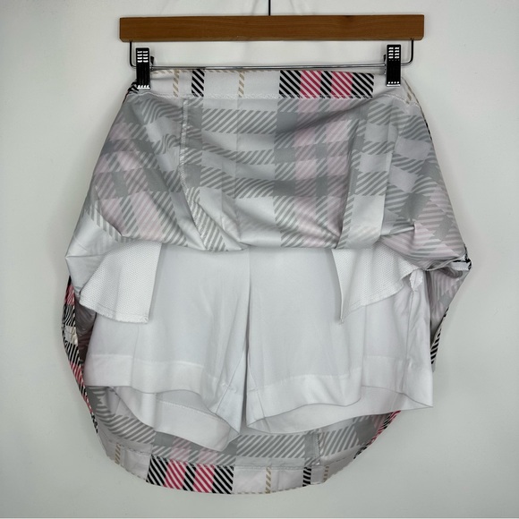 IZOD Preppy Plaid Pleated Athletic Athleisure Tennis Pickleball Skort Skirt Sz10 - Picture 4 of 6